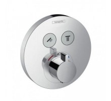 Термостат Hansgrohe ShowerSelect S, 2 потребителя, 15743000