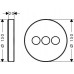 Запорный вентиль Hansgrohe ShowerSelect S, 3 потребителя, 15745000