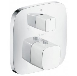 страиваемый однорычажный смеситель для душа Hansgrohe PuraVida 15771400 с термостатом