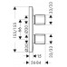 Переключатель потоков Hansgrohe PuraVida iControl 15777000