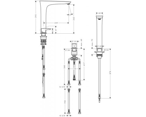 Смеситель Hansgrohe PuraVida 15812000