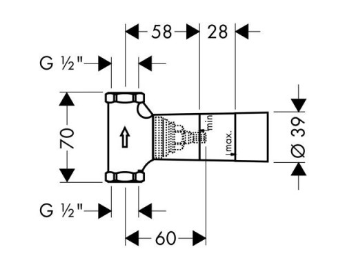 Скрытая часть переключающего вентиля Hansgrohe, 15973180