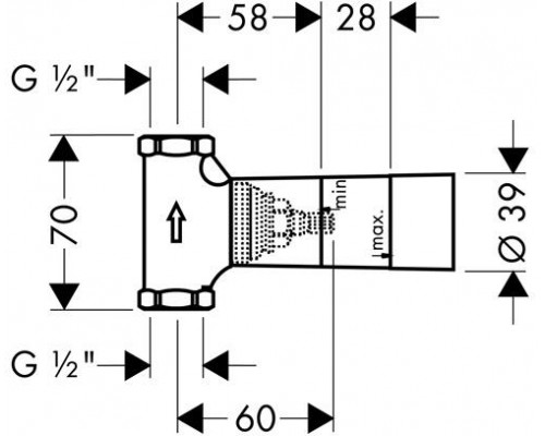 Скрытая часть переключающего вентиля Hansgrohe, 15974180