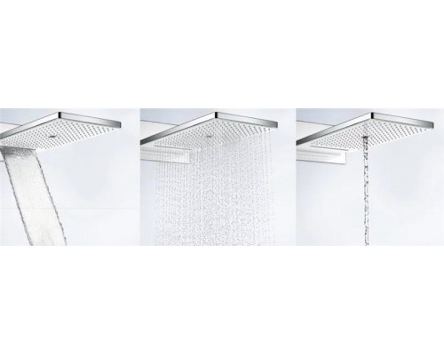 Верхний душ, Тропический душ со стены Hansgrohe Rainmaker Select 580, 3jet, 58x26 см, 24001400
