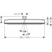 Верхний душ Hansgrohe Pulsify E 260 1jet 24330000 хром