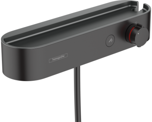 Термостат для ванны Hansgrohe ShowerTablet Select 400, матовый черный, 24360670