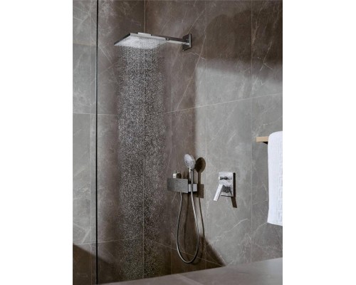 Верхний душ Шлифованный черный хром Hansgrohe Raindance Е 300, 1 jet, 26238340