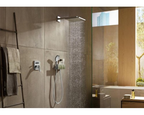Верхний душ Шлифованный черный хром Hansgrohe Raindance Е 300, 1 jet, 26238340