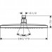 Верхний душ Hansgrohe Croma E 280 1jet 26257000