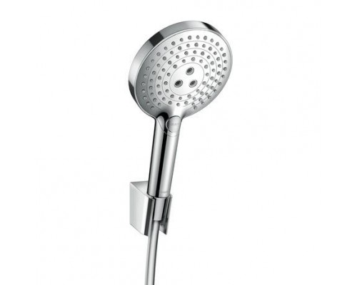 Hansgrohe Raindance Select S Душевой набор 120 3jet со штангой 65 см хром-белый матовый 26320400