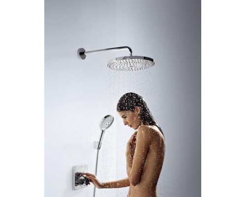 Hansgrohe Raindance Select S Душевой набор 120 3jet со штангой 65 см хром-белый матовый 26320400