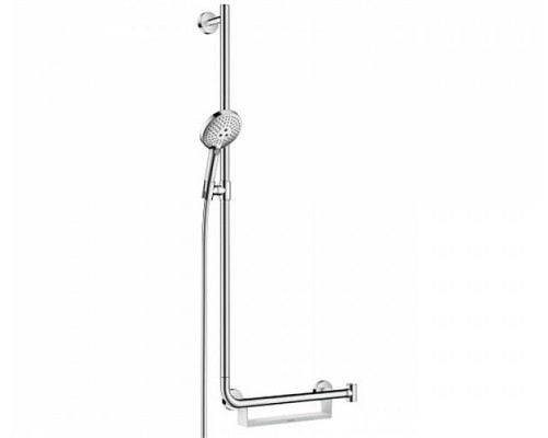 Душевой набор Hansgrohe Raindance 120, 3jet, штанга 110 см, левый, 26324000