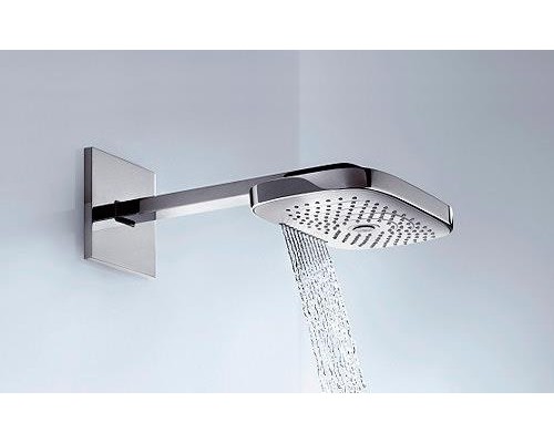 Верхний душ hansgrohe Raindance Select E 300 3jet с настенным кронштейном скрытого монтажа 26468000, хром