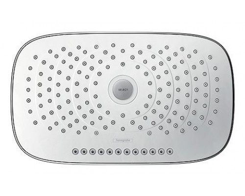Hansgrohe Raindance Select E Верхний душ 300 3jet с держателем хром-белый матовый 26468400