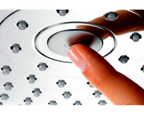 Тропический Верхний душ из потолка Hansgrohe Raindance 240, 2jet, EcoSmart, 9 л/мин, 26469000