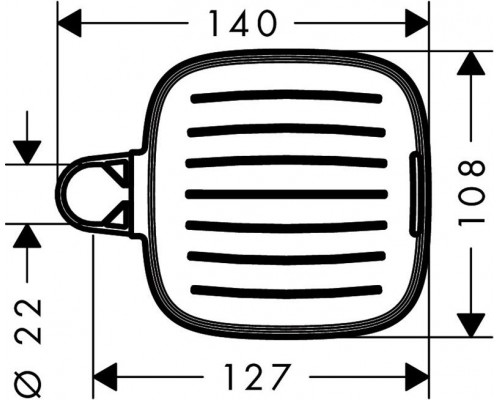 Мыльница Hansgrohe Casetta E, 26519000