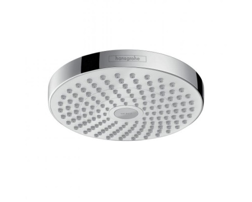 Hansgrohe Croma Select S Верхний душ 180 2jet EcoSmart 9 л/мин хром-белый матовый 26523400