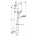 Душевой набор Hansgrohe Crometta Vario 90, EcoSmart, 26538400