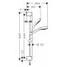 Душевая стойка Hansgrohe Croma 110 Select S Multi, 65 см, 26560400