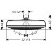Верхний душ Hansgrohe Crometta 100 26576400