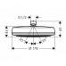 Верхний душ hansgrohe Crometta 160 1jet 26577400, белый/хром