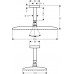 Верхний душ Hansgrohe Raindance E 360, 1jet, EcoSmart, 26604000