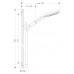 Душевой набор Hansgrohe Raindance Select S 150, 3jet, со штангой 90 см, 26626400