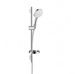 Душевой гарнитур Hansgrohe Raindance Select S 120/Unica 26632400, хром/белый