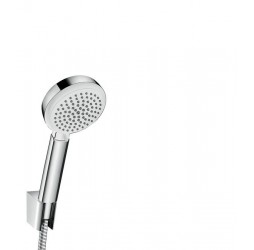 Душевой набор hansgrohe Crometta 100 4jet Vario с держателем и шлангом 125 см 26666400, белый/хром