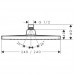 Верхний душ Hansgrohe Crometta E 240, 1jet, LowPressure, 26722000