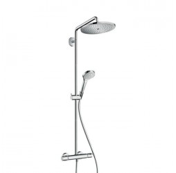 Душевая система hansgrohe Croma Select S 280 1jet EcoSmart с термостатом 26794000, хром