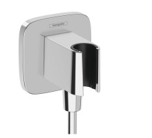 Шланговое подключение Hansgrohe FixFit Q 26887000 с держателем для душа