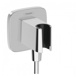 Шланговое подключение Hansgrohe FixFit Q 26887000 с держателем для душа