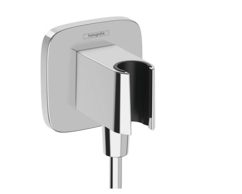 Шланговое подключение Hansgrohe FixFit Q 26887000 с держателем для душа
