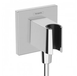 Шланговое подключение Hansgrohe FixFit E 26889000 с держателем для душа, хром