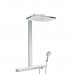 Душевая система hansgrohe Rainmaker Select 460 3jet EcoSmart с термостатом 27029400, белый/хром