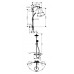 Душевая система hansgrohe Raindance S 240 1jet EcoSmart с термостатом 27116000, хром