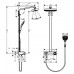 Душевая система hansgrohe Raindance Select E 300 2jet с термостатом ShowerTablet Select 300 27126400, белый/хром