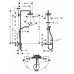 Душевая система Hansgrohe Croma Select E 180 2jet Showerpipe (27256400)