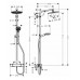Душевая система с термостатом Hansgrohe Crometta S 240 Showerpipe, EcoSmart, 27268000