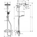 Душевая система с термостатом Hansgrohe Crometta E 240 Showerpipe, EcoSmart, 27281000