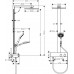Душевая система с термостатом Hansgrohe Showerpipe 300 с ShowerTablet 350, 27361000