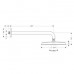 Верхний душ Hansgrohe Raindance Classic 240, держатель, 27424090