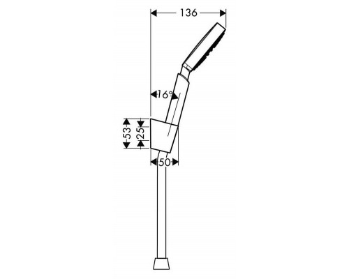 Душевой гарнитур Hansgrohe Raidance 27581000