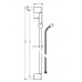 Душевая штанга Hansgrohe Crometta Unica, шланг 90 см, 27614000