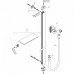 Душевая штанга Hansgrohe Unica, 90 см, хром, 27640000