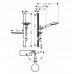 Душевой гарнитур hansgrohe Raindance Select S 120 3jet со штангой 90 см и мыльницей 27648000, хром