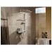 Душевой гарнитур hansgrohe Raindance Select S 120 3jet EcoSmart со штангой 90 см и мыльницей 27649000, хром