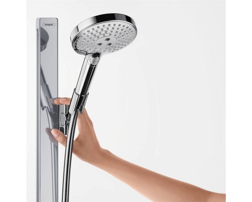 Душевой гарнитур Hansgrohe Raindance Select S 27649400, белый/хром