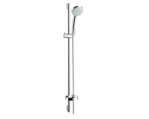Душевой гарнитур hansgrohe Croma 100 4jet Vario EcoSmart со штангой 90 см и мыльницей 27653000, хром